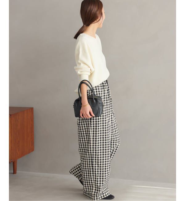 JOURNAL STANDARD relume「《WEB限定追加予約》コットンツイルギャザーワイドパンツ」|その他|