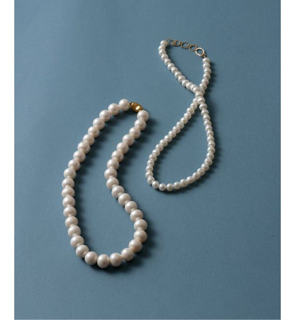 Lilas by Spick&Span「《追加》エシカル淡水ポテトパールネックレス10mm40cm SV」|ネックレス|