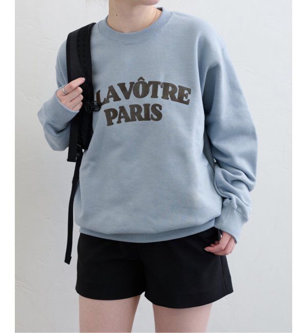 U by SPICK&SPAN「ALORE/アローレ 別注 LOGO SWEATS プルオーバー」|スウェット・ジャージ|サックスブルー