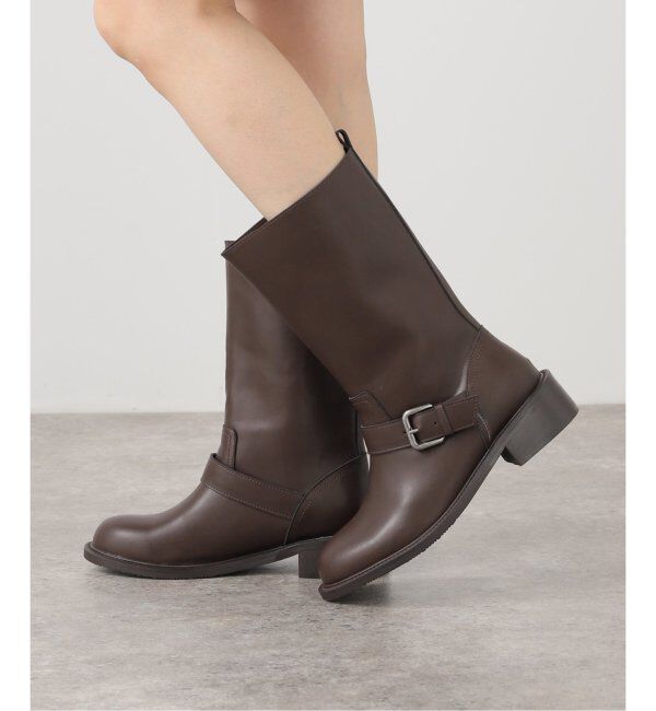 U by SPICK&SPAN「MACMOC/マックモック Engineer Middle Boots」|ショートブーツ|