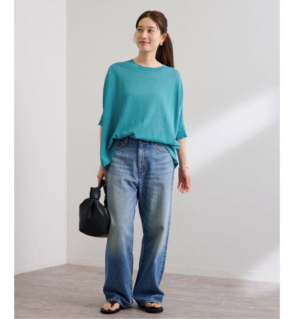 FRAMeWORK「ペーパーミックスポンチョニット」|ニット・セーター|