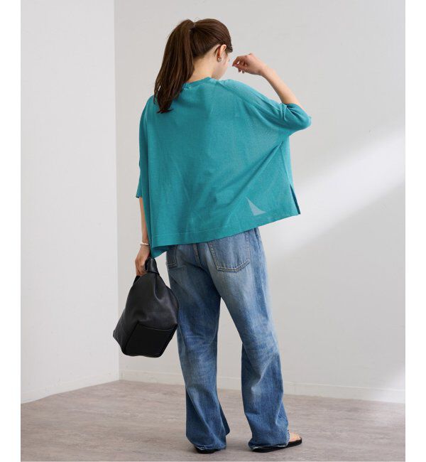 FRAMeWORK「ペーパーミックスポンチョニット」|ニット・セーター|