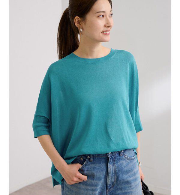 FRAMeWORK「ペーパーミックスポンチョニット」|ニット・セーター|