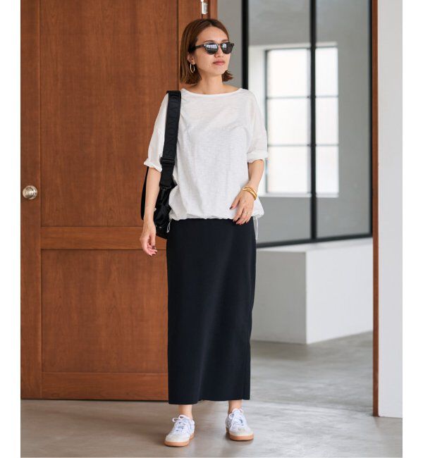 FRAMeWORK「フルニードルニットミディスカート」|スカート|