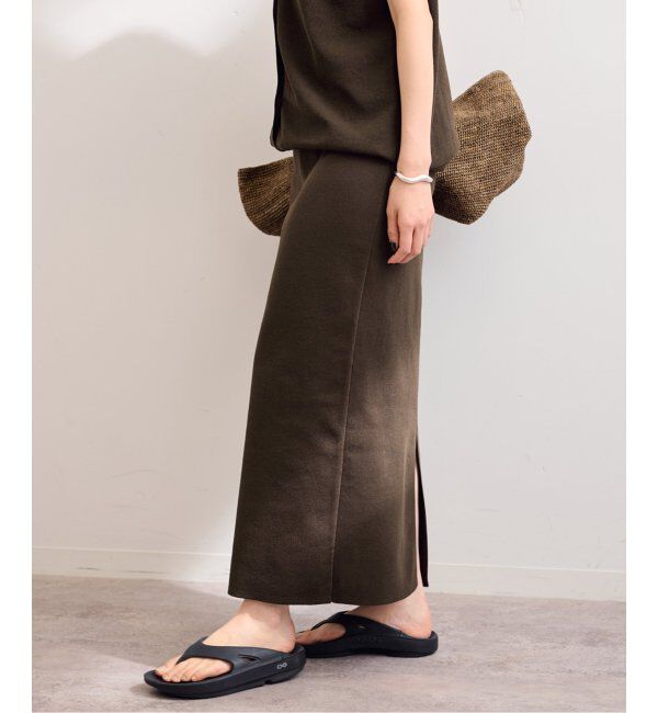 FRAMeWORK「フルニードルニットミディスカート」|スカート|