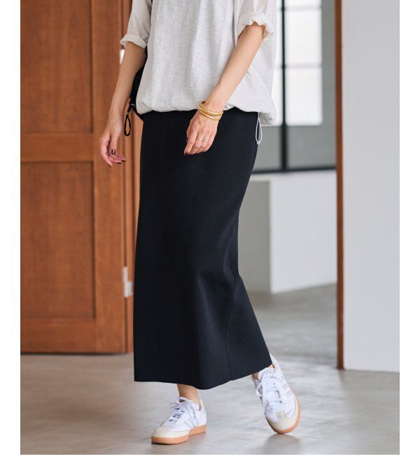 FRAMeWORK「フルニードルニットミディスカート」|スカート|