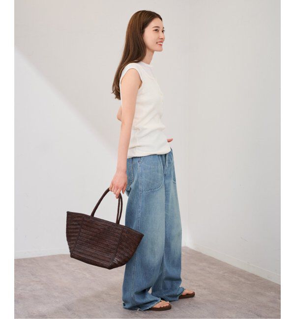 FRAMeWORK「コットンLINENテレコヘンリータンクトップ」|Tシャツ・カットソー|
