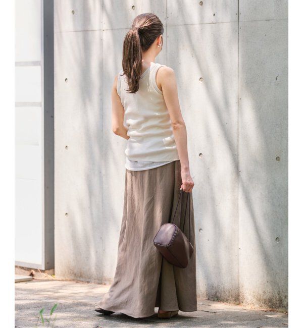 FRAMeWORK「コットンLINENテレコヘンリータンクトップ」|Tシャツ・カットソー|