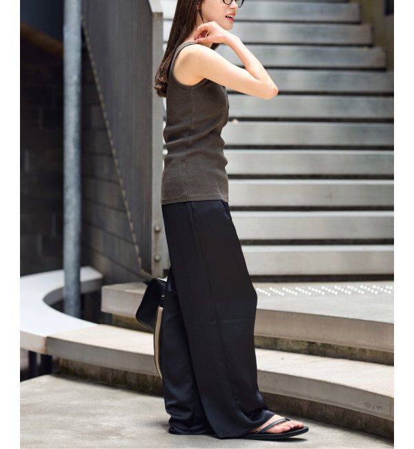 FRAMeWORK「コットンLINENテレコヘンリータンクトップ」|Tシャツ・カットソー|