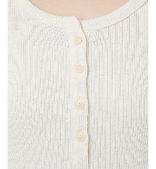 FRAMeWORK「コットンLINENテレコヘンリータンクトップ」|Tシャツ・カットソー|