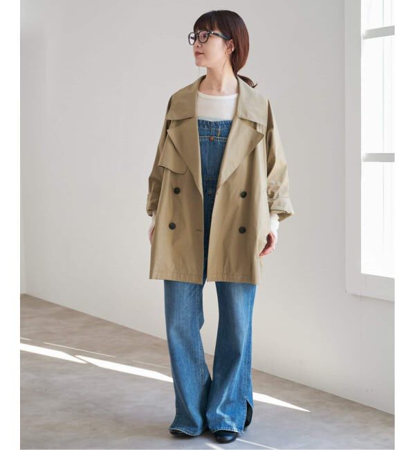 新色有り / 追加》C/Pミドル丈トレンチコート（Spick and Span