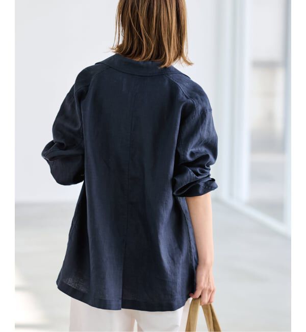 FRAMeWORK「≪予約≫ソフトリネンライトジャケット」|テーラードジャケット|