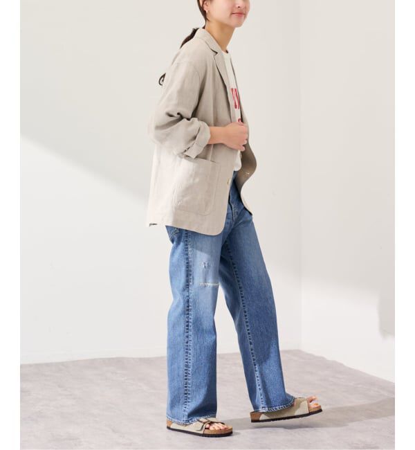 FRAMeWORK「≪予約≫ソフトリネンライトジャケット」|テーラードジャケット|