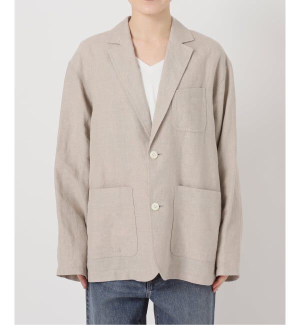 FRAMeWORK「≪予約≫ソフトリネンライトジャケット」|テーラードジャケット|