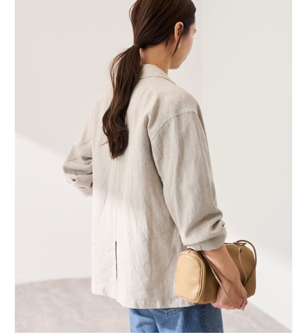 FRAMeWORK「≪予約≫ソフトリネンライトジャケット」|テーラードジャケット|