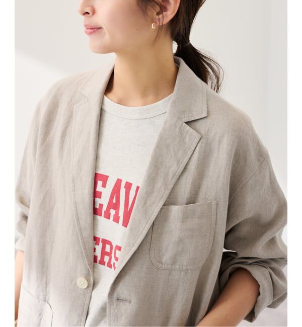 FRAMeWORK「≪予約≫ソフトリネンライトジャケット」|テーラードジャケット|