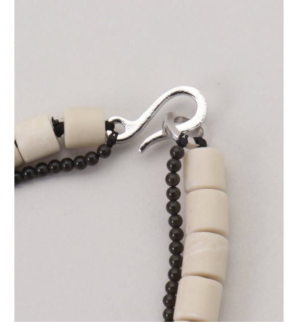 FRAMeWORK「ABOAB/アボアブ ホワイトアガット Wネックレス」|ネックレス|