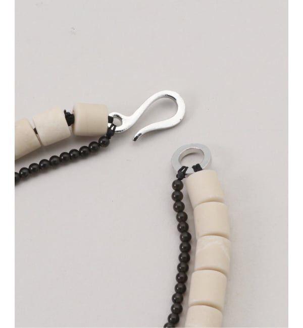 FRAMeWORK「ABOAB/アボアブ ホワイトアガット Wネックレス」|ネックレス|