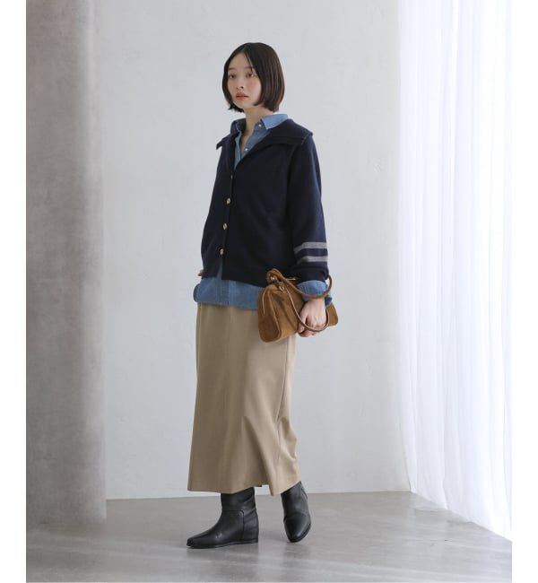  「【洗える】ポケットアイラインスカート」|スカート|