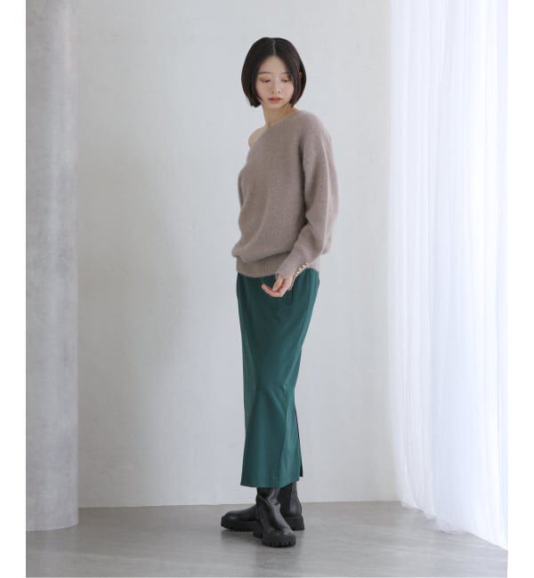  「【洗える】ポケットアイラインスカート」|スカート|