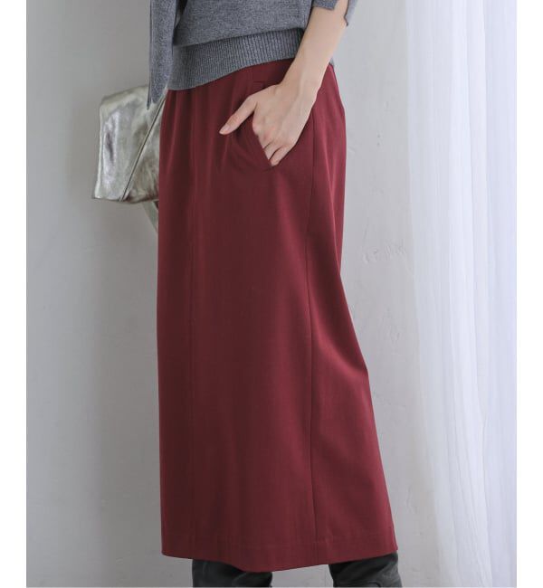  「【洗える】ポケットアイラインスカート」|スカート|