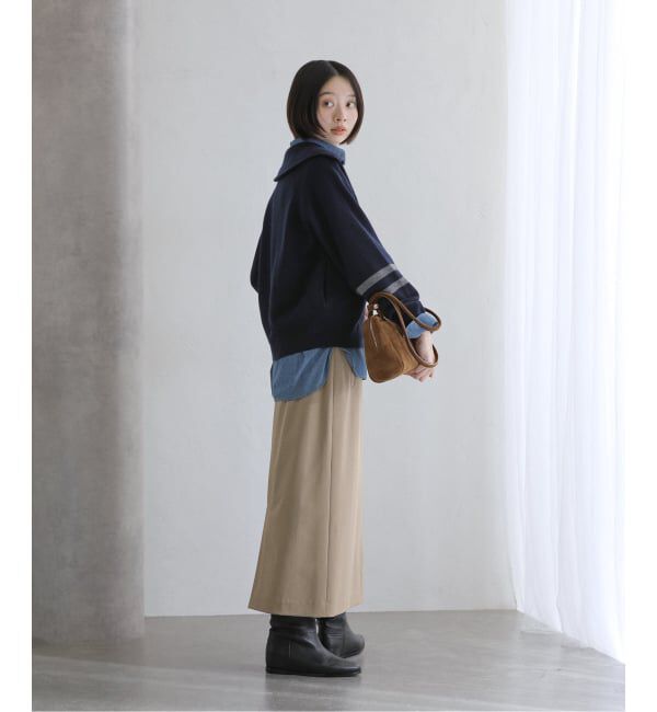  「【洗える】ポケットアイラインスカート」|スカート|