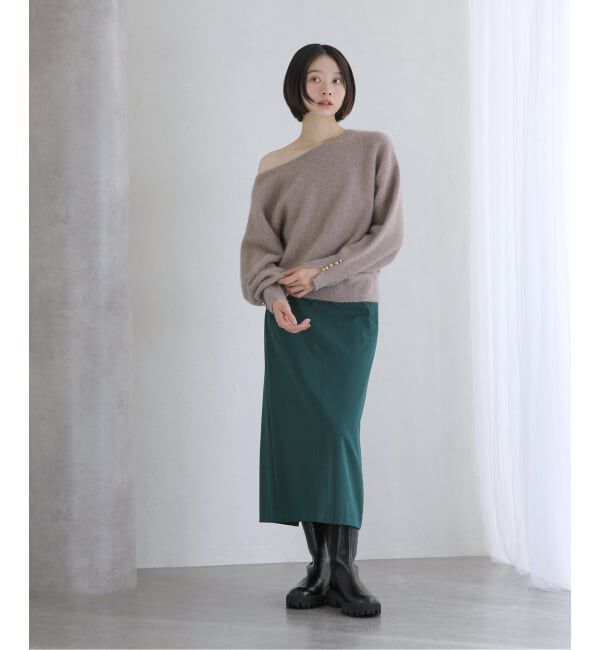  「【洗える】ポケットアイラインスカート」|スカート|