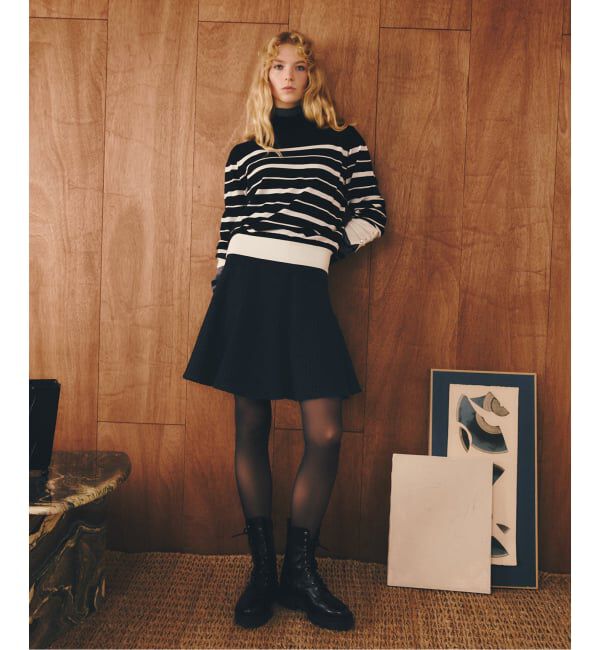  「【洗える】フレアミニスカート」|スカート|