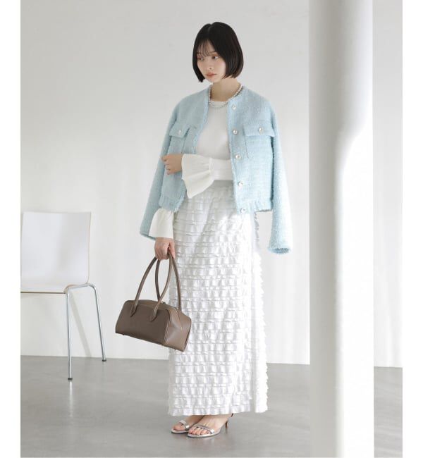  「【洗える】ツイードジャケット」|その他|