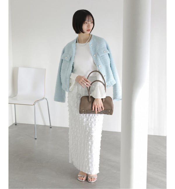  「【洗える】ツイードジャケット」|その他|