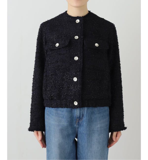  「【洗える】ツイードジャケット」|その他|
