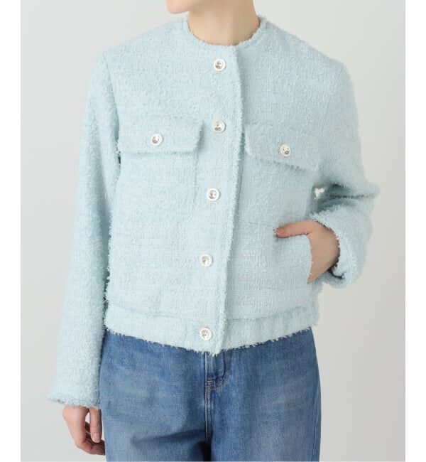  「【洗える】ツイードジャケット」|その他|