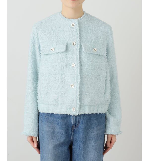  「【洗える】ツイードジャケット」|その他|
