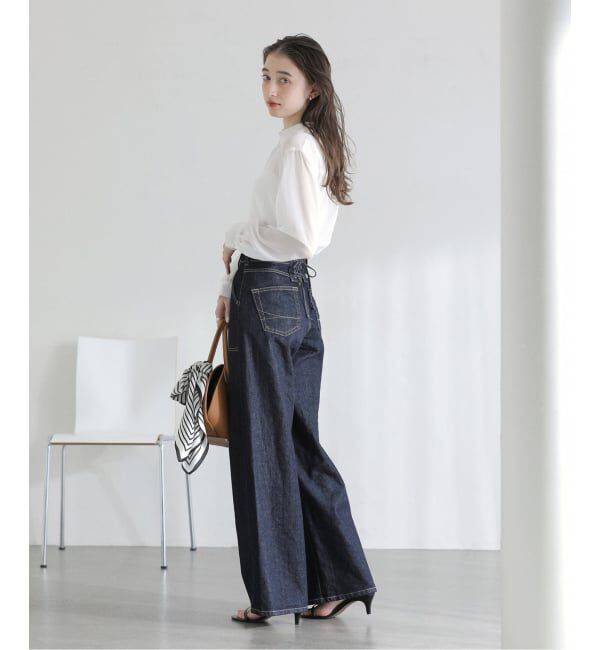  「《予約》【洗える】ストライプシアーギャザーシャツ」|シャツ・ブラウス|