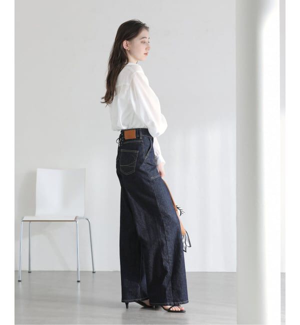  「《予約》【洗える】ストライプシアーギャザーシャツ」|シャツ・ブラウス|