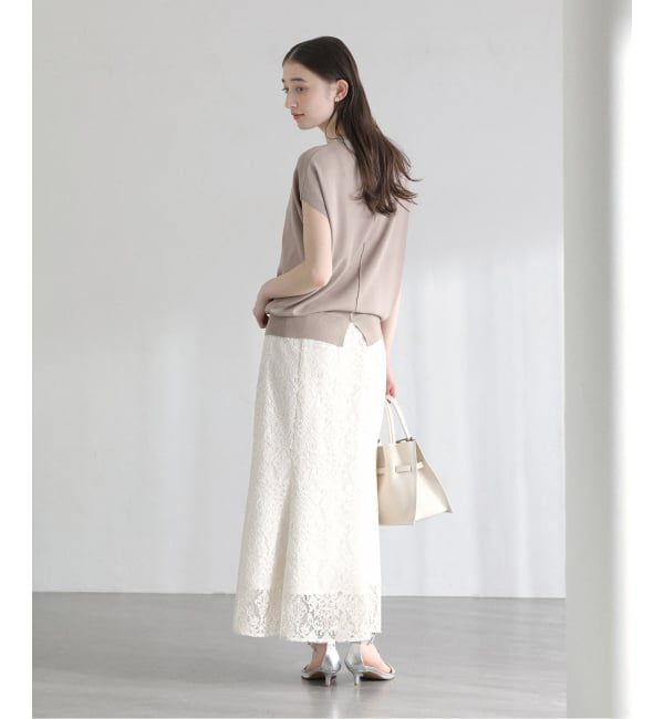  「《予約》【洗える】接触冷感ウォッシャブルフレンチプルオーバー」|ニット・セーター|