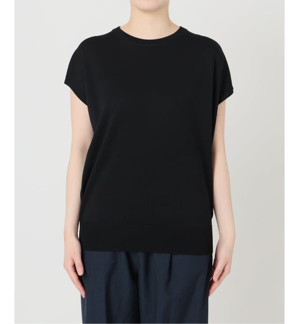  「《予約》【洗える】接触冷感ウォッシャブルフレンチプルオーバー」|ニット・セーター|