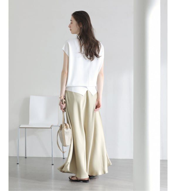  「《予約》【洗える】接触冷感ウォッシャブルフレンチプルオーバー」|ニット・セーター|