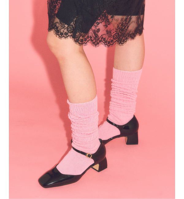  「LE TALON&times;HAPPY MANIA4.5cmスクエアセパレートパンプス」|パンプス|