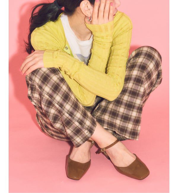  「LE TALON&times;HAPPY MANIA4.5cmスクエアセパレートパンプス」|パンプス|