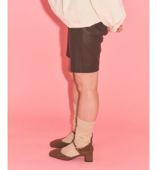  「LE TALON&times;HAPPY MANIA4.5cmスクエアセパレートパンプス」|パンプス|