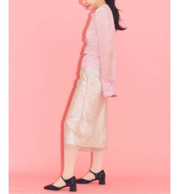  「LE TALON&times;HAPPY MANIA4.5cmスクエアセパレートパンプス」|パンプス|