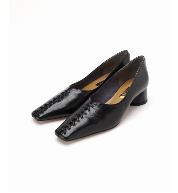 GRISE「《追加》GRISE4cmレザーBRAIDEDパンプス」|パンプス|