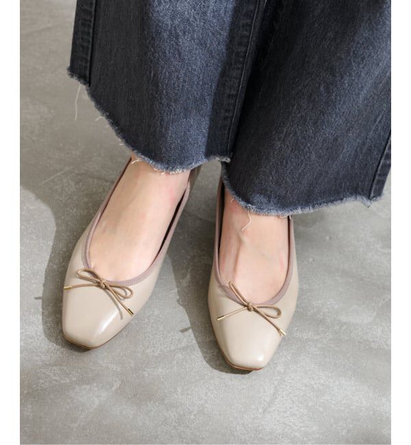  「《追加》3.5cmスクエアバレエパンプス」|パンプス|