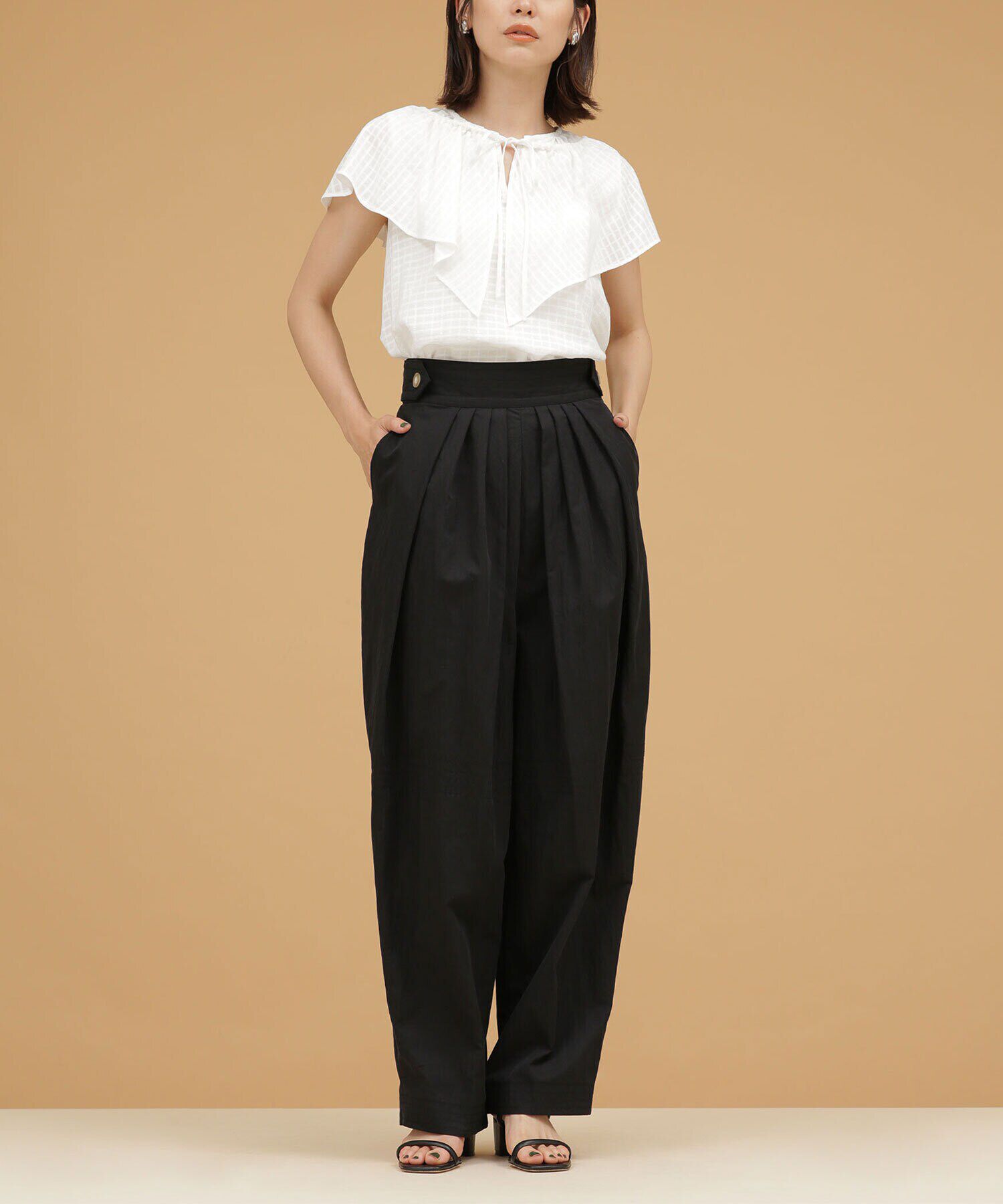 nano･universe「LB.03/マルチタックバレルパンツ」|その他|