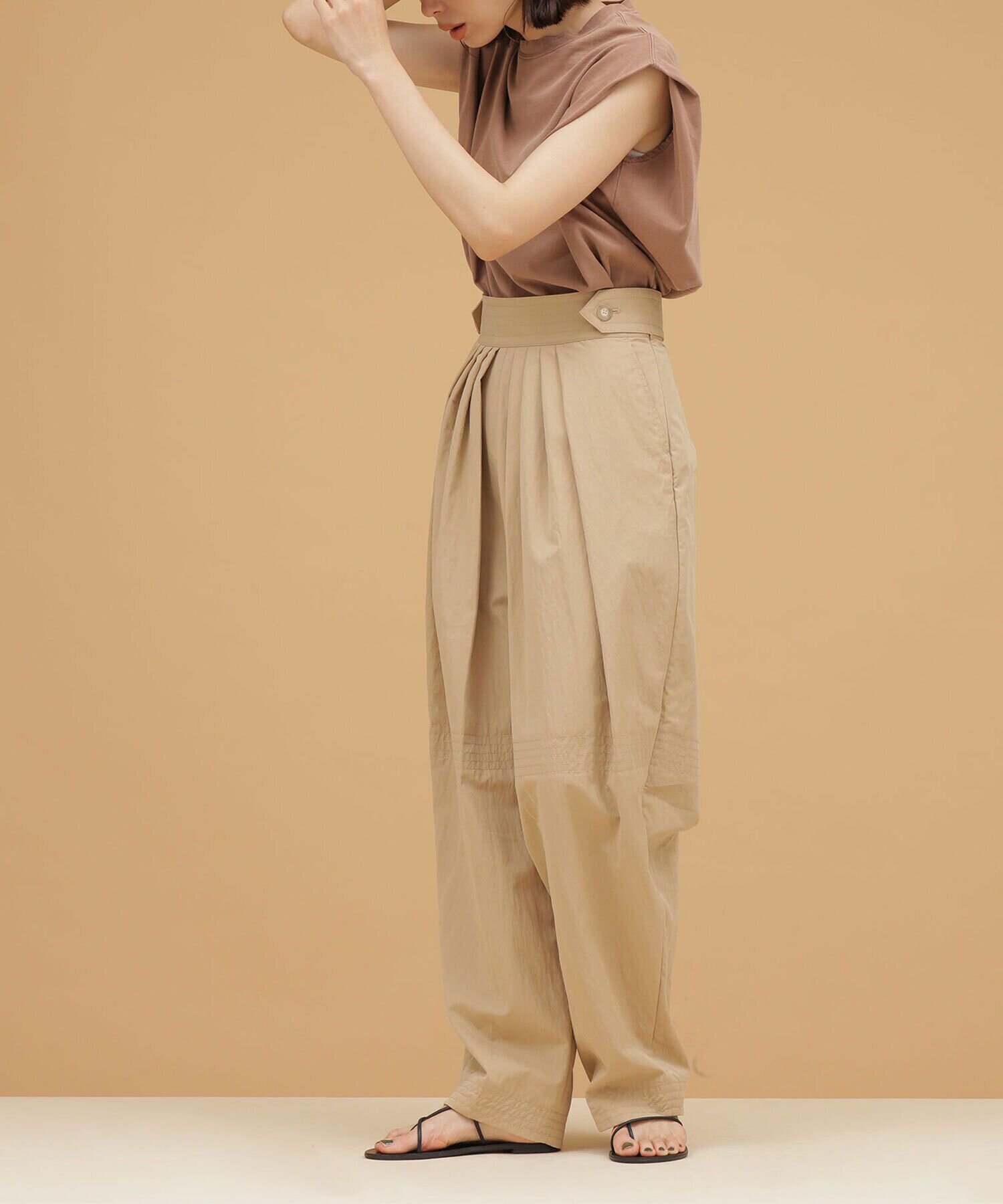 nano･universe「LB.03/マルチタックバレルパンツ」|その他|