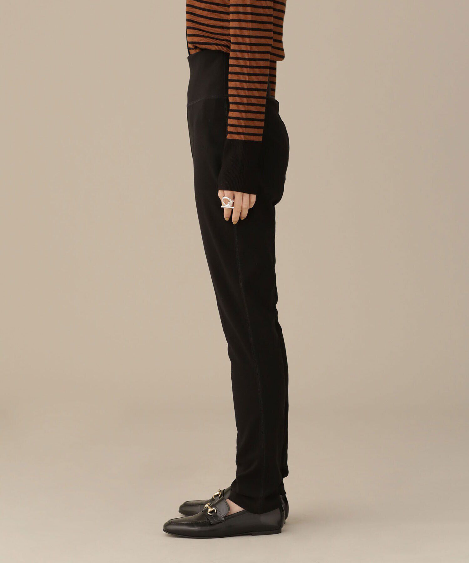 nano･universe「LB.03/トリコットリブセンタープレスカットパンツ」|その他|