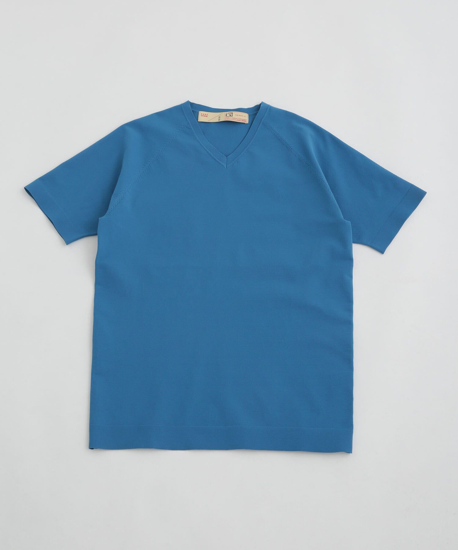 nano･universe「LB.03/SOLOTEXマルチファンクションVネックニット/半袖」|ニット・セーター|