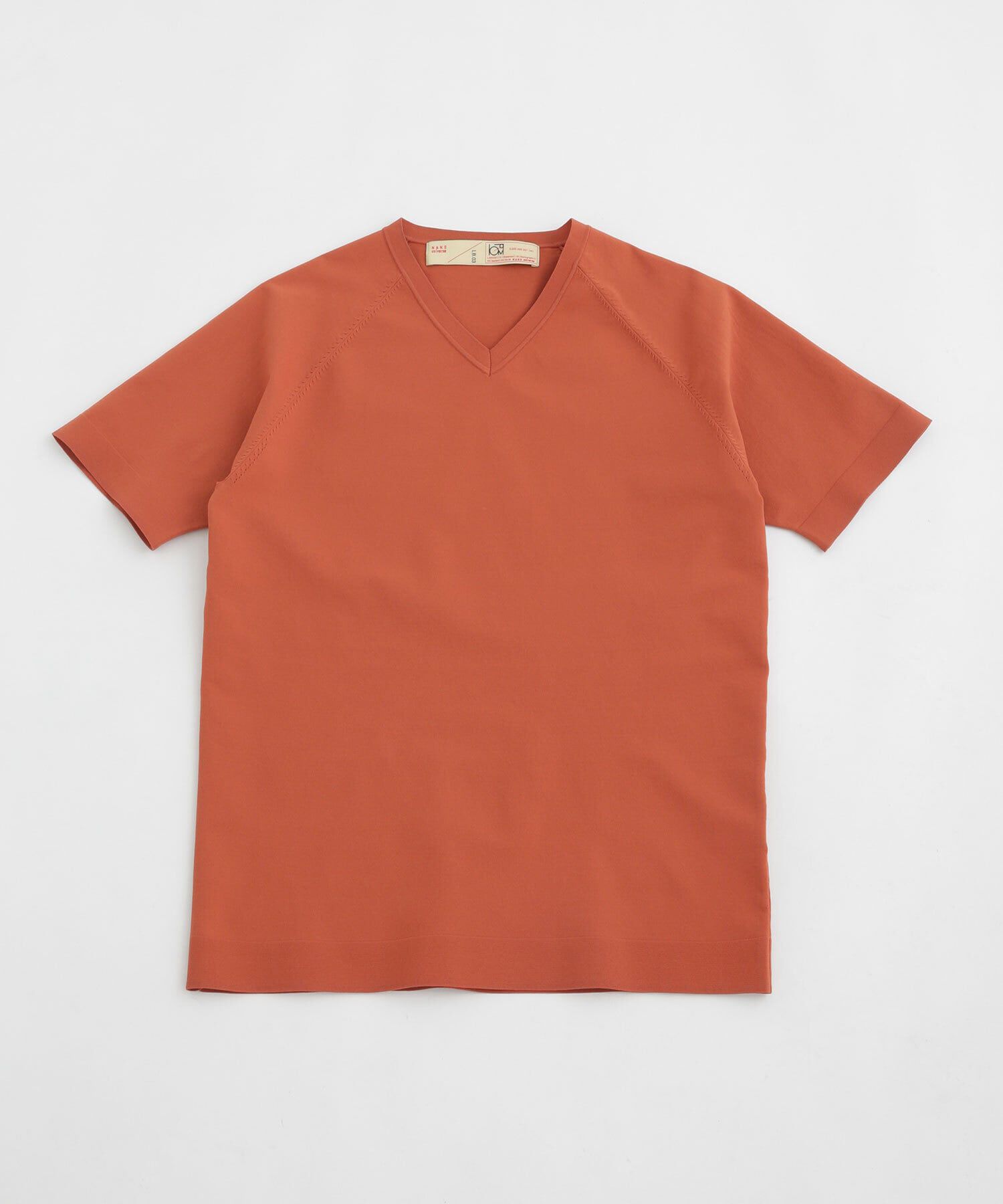 nano･universe「LB.03/SOLOTEXマルチファンクションVネックニット/半袖」|ニット・セーター|