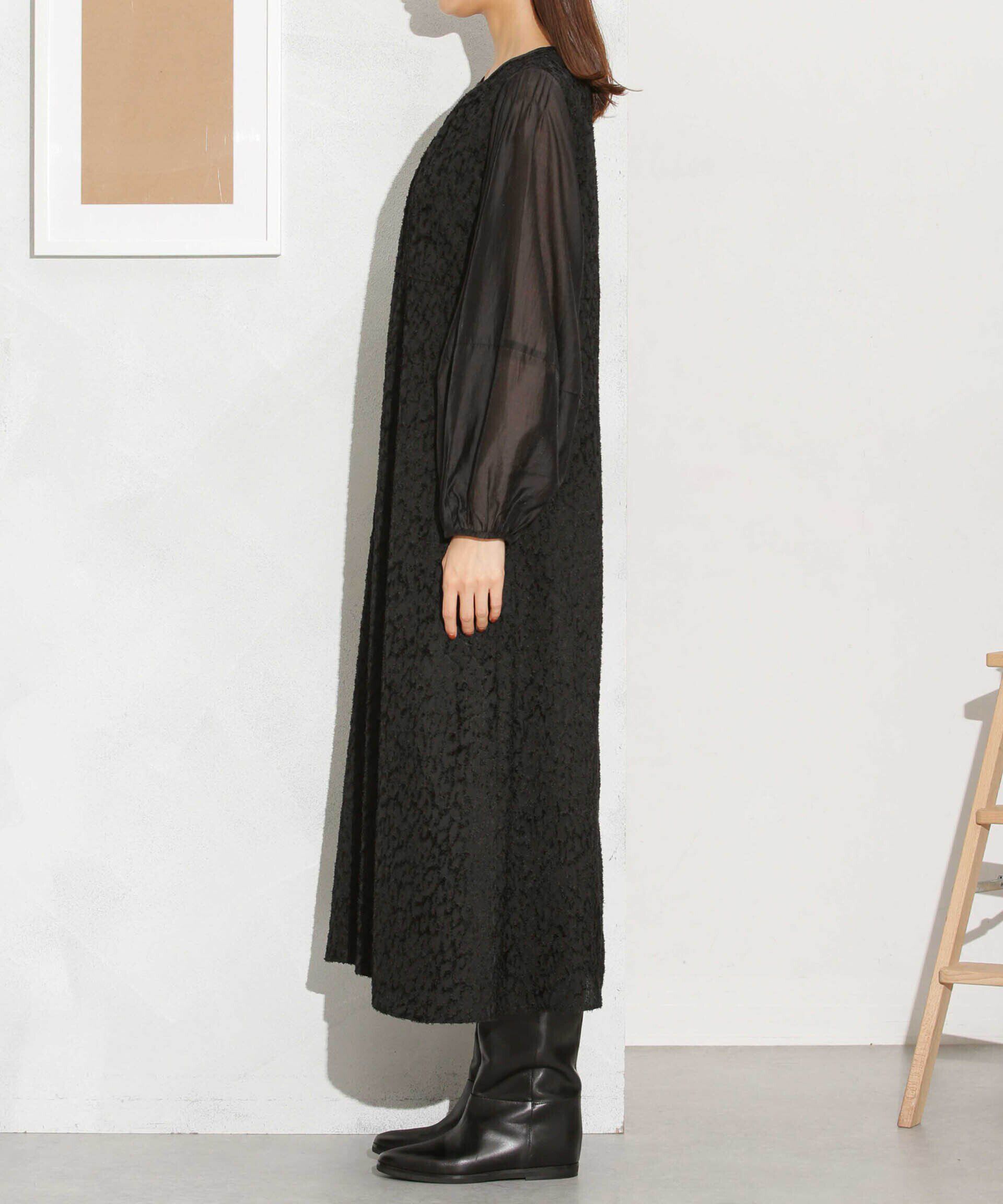 nano･universe「カットジャカード切替ワンピース」|ワンピース|